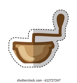 coffee grinder isolated icon