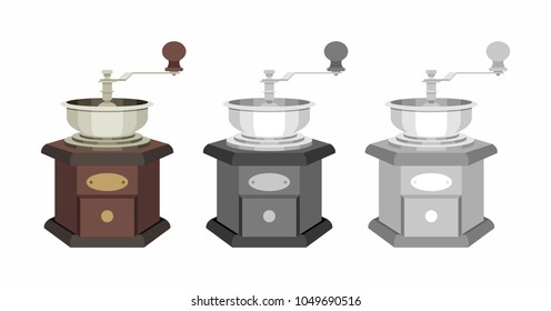 coffee grinder isolated on white background