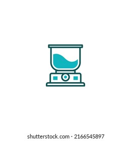 Icono de la línea del molino de café. signo de estilo lineal para concepto móvil y diseño web. Icono de vector de contorno. Símbolo, ilustración del logotipo. Gráfico vectorial