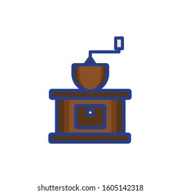 coffee grinder machine isolated icon vector illustration design
