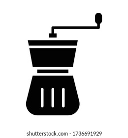 coffee grinder miller icon  cafe and restaurant vector