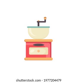 
Coffee grinder retro style Vector illustration
