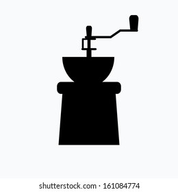 coffee grinder silhouette