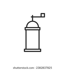 Coffee grinder. Simple vector icon.