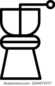 Coffee Grinder Tool Outline Icon