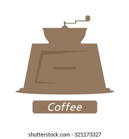  coffee grinder vector design
