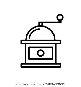 coffee grinder - vector icon
