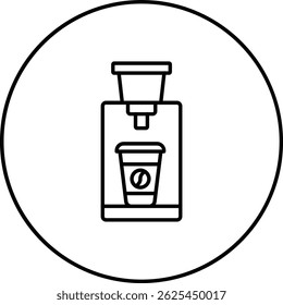 Moedor de café ícone vetor. Pode ser usado para impressão, aplicativos móveis e da Web.