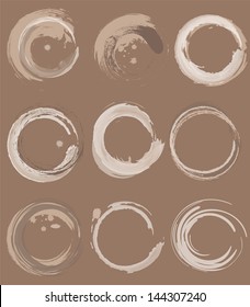 Coffee grunge retro background