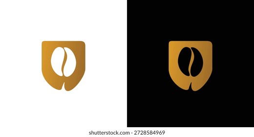 El diseño del logotipo de la garantía del café es único y moderno