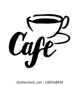 Coffee. Hand Drawn. Cafe Illustration. Rough Sketch. Icon Vector. Eps 10.
