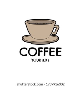 coffee hand drawn logo design