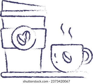 Coffee hand drawn vector illustration