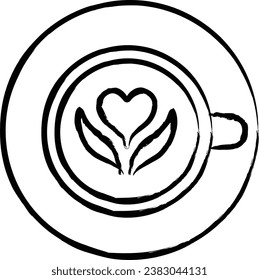 Coffee hand drawn vector illustration