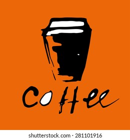 Coffee hand drawn vector illustration