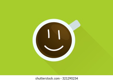 Coffee & happy face