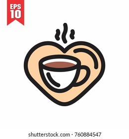 coffee heart logo