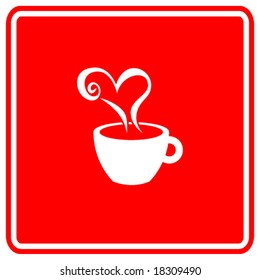 coffee heart sign