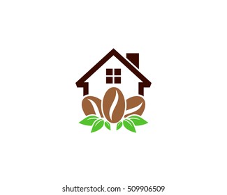 Coffee Home Logo Design Template