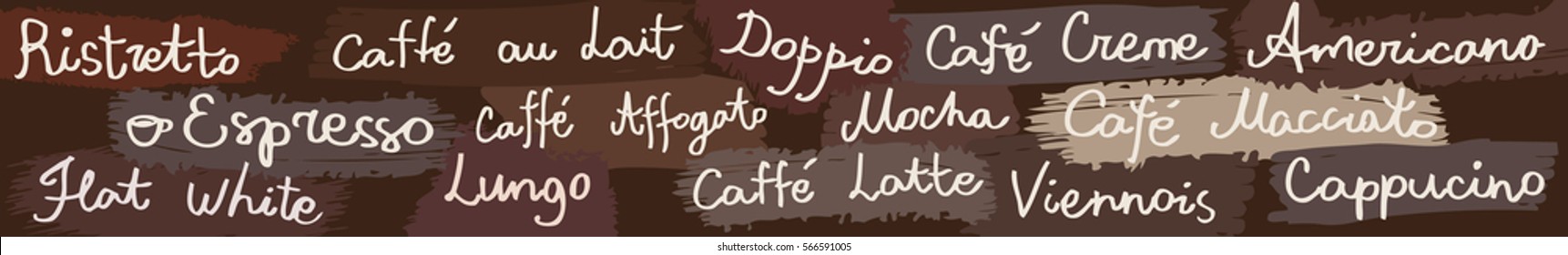 Coffee horizontal banner
