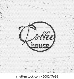 Coffee house badges logos and labels can be used to design signage bistro, restaurant, fast food, on business cards and branding