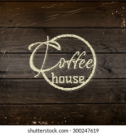 Coffee house badges logos and labels can be used to design signage bistro, restaurant, fast food, on business cards and branding