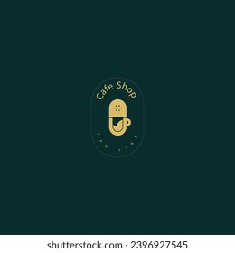 Coffee House Cafe Logo Design, Unique logo design for new shop