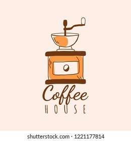 Coffee house cafe logo vector