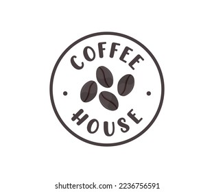 Coffee House, Coffe Shop, Cafe logo design. Coffee house label. Corporate identity logotype, company graphic design vector design and illustration.
