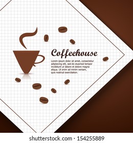 Coffee house / coffee cup / background