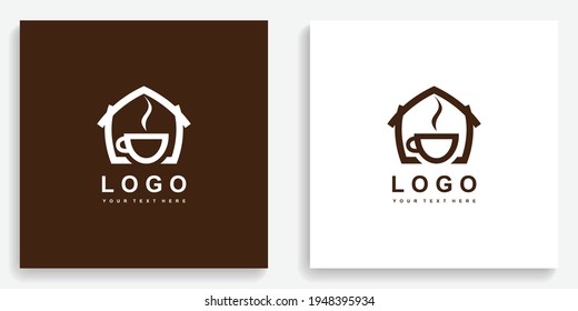 Coffee House Cup Logo. Modern logo icon symbol template vector design