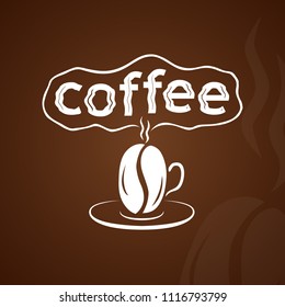 coffee house, hot drink or cafeteria icon, fresh steaming drink, a cup of coffee, coffee enjoy, coffee to go