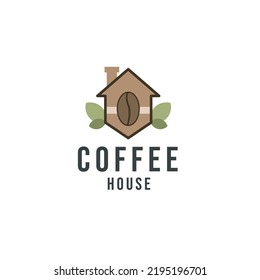 Coffee house icon logo design