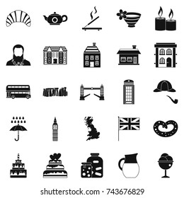 Coffee house icons set. Simple set of 25 coffee house vector icons for web isolated on white background