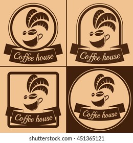 Coffee house logo