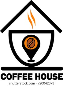 a coffee house logo