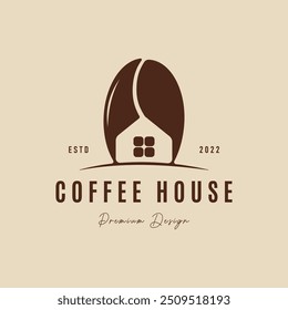 Coffee House Logo Design einfach, Coffee Shop Logo Vektorgrafik Design Grafik