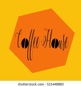 Coffee house logo design template. Vector illustration for shop labels.