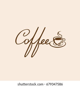 Coffee house logo, Coffee logotype design