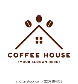 Coffee house logo. Modern coffee house logo concept