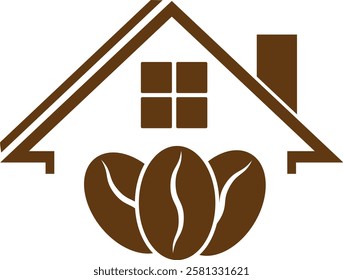 Coffee house logo. Modern coffee house logo concept