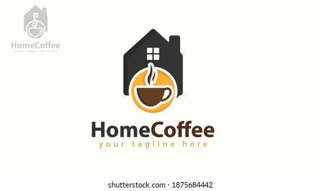 Coffee house logo template. Vector