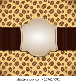 Coffee house menu template vector illustration