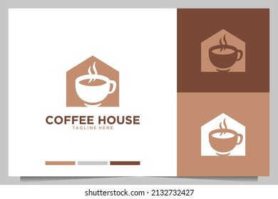 Coffee House Modern Logo Desing Stock Vector (Royalty Free) 2132732427 ...