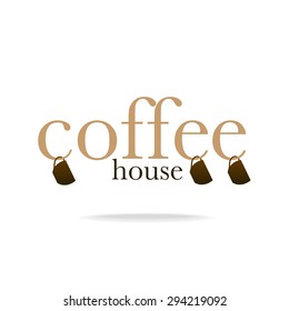 Coffee House - template logo for coffee