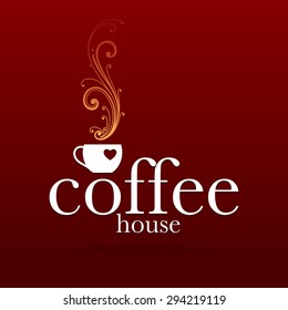 Coffee House - template logo for coffee