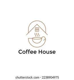Coffee House template logo design for beauty drink or restaurant