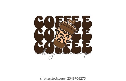 Coffee A Hug In A Cup Sublimation T-Shirt Design