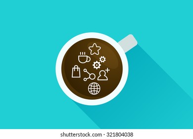 Coffee & icon