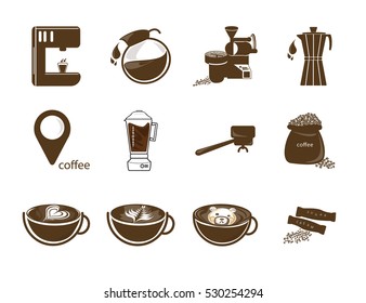 coffee icon 3D vector